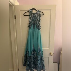 Zimmermann Moncur Pleated Open-Back Dress / Gown